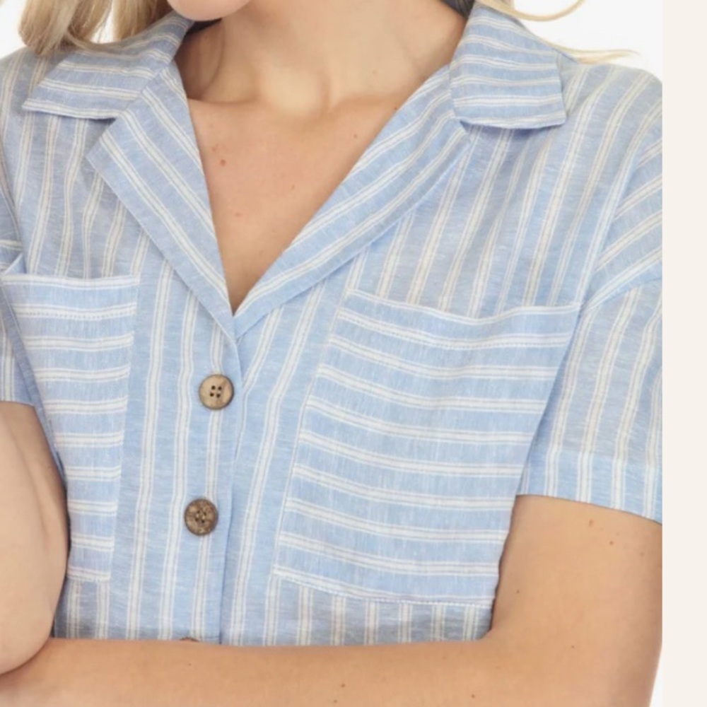 Mojito Collection Los Angeles Premium Linen Brand Camp Shirt NWT MED $78 Retail